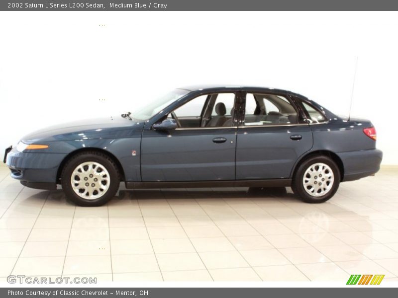 Medium Blue / Gray 2002 Saturn L Series L200 Sedan