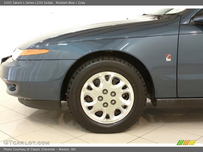 Medium Blue / Gray 2002 Saturn L Series L200 Sedan