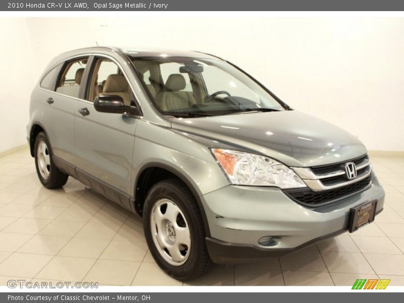 Opal Sage Metallic / Ivory 2010 Honda CR-V LX AWD