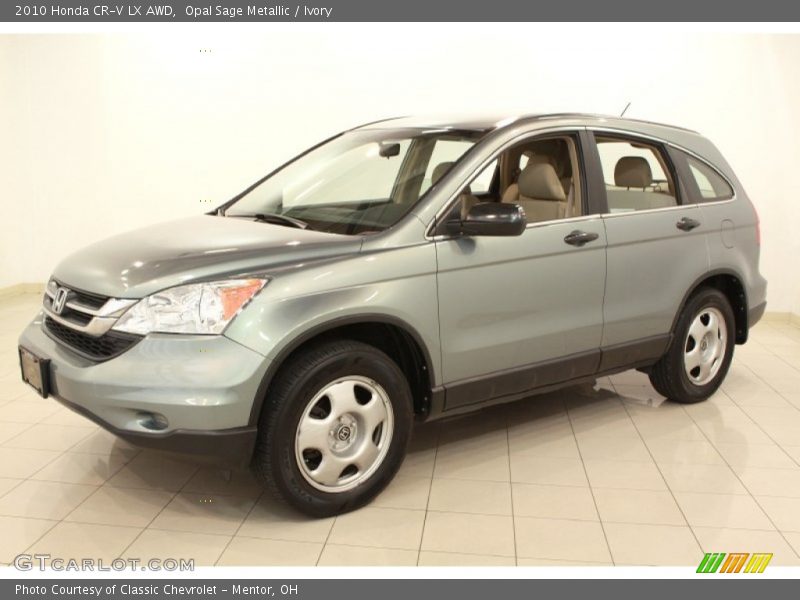 Opal Sage Metallic / Ivory 2010 Honda CR-V LX AWD