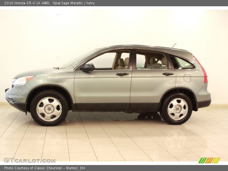 Opal Sage Metallic / Ivory 2010 Honda CR-V LX AWD