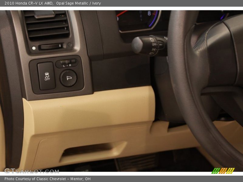 Opal Sage Metallic / Ivory 2010 Honda CR-V LX AWD