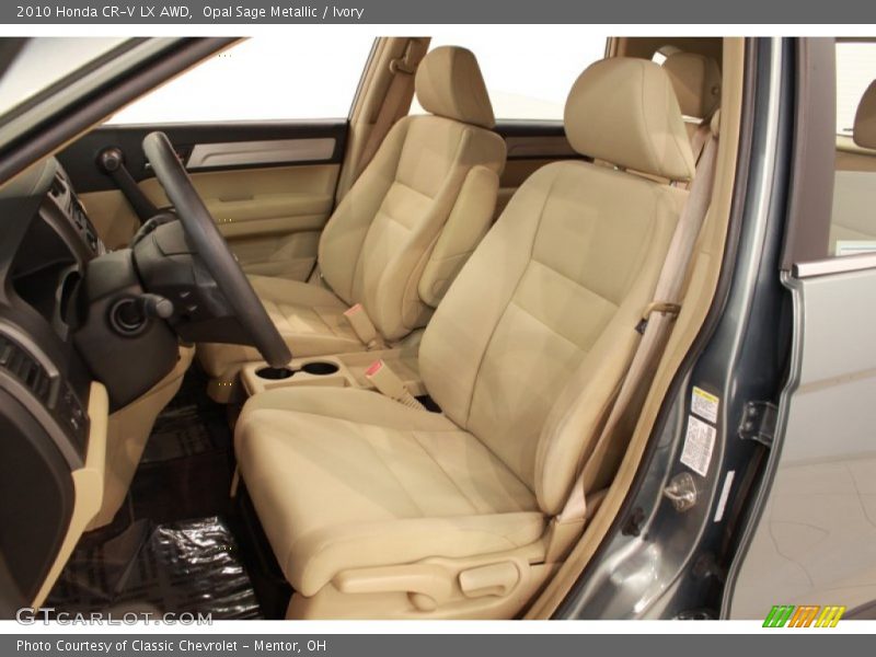 Opal Sage Metallic / Ivory 2010 Honda CR-V LX AWD