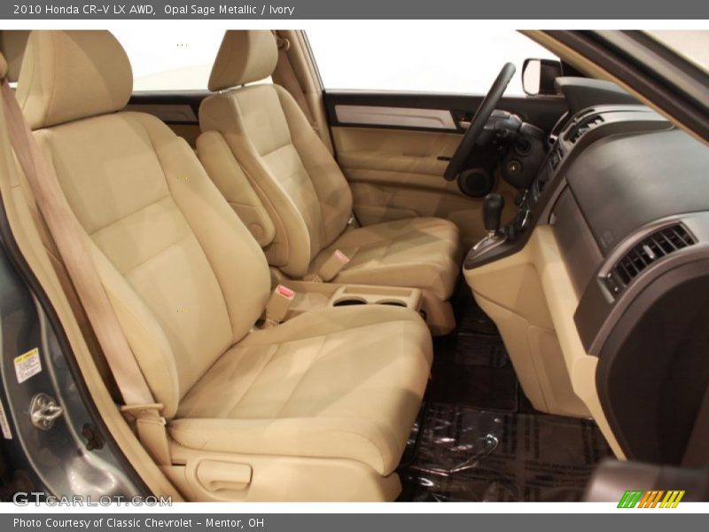 Opal Sage Metallic / Ivory 2010 Honda CR-V LX AWD