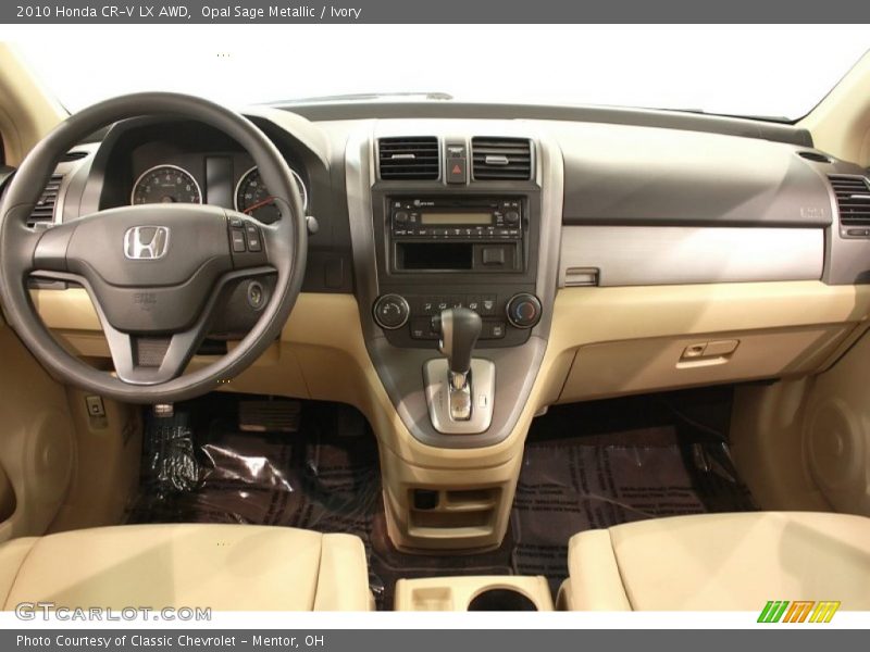 Opal Sage Metallic / Ivory 2010 Honda CR-V LX AWD