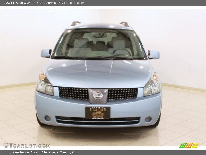 Azure Blue Metallic / Beige 2004 Nissan Quest 3.5 S