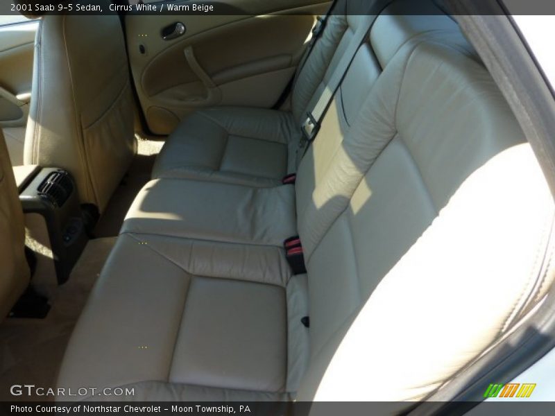 Cirrus White / Warm Beige 2001 Saab 9-5 Sedan
