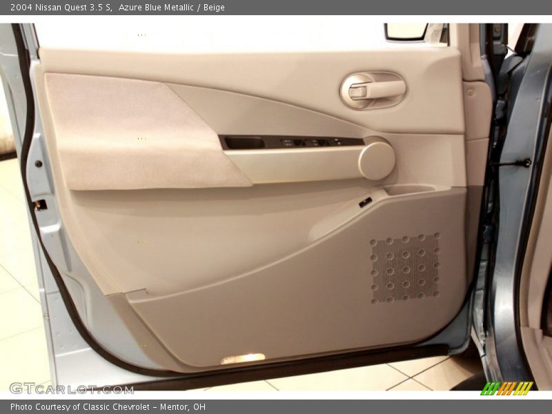 Azure Blue Metallic / Beige 2004 Nissan Quest 3.5 S