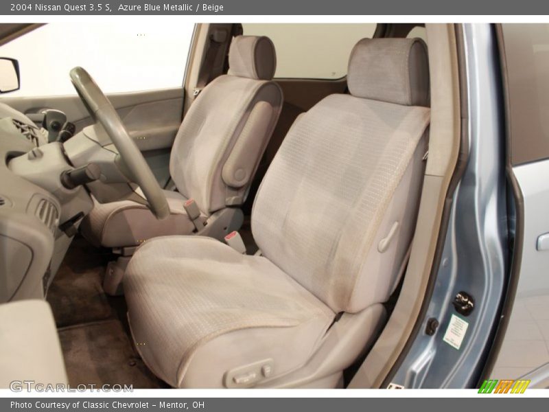 Azure Blue Metallic / Beige 2004 Nissan Quest 3.5 S