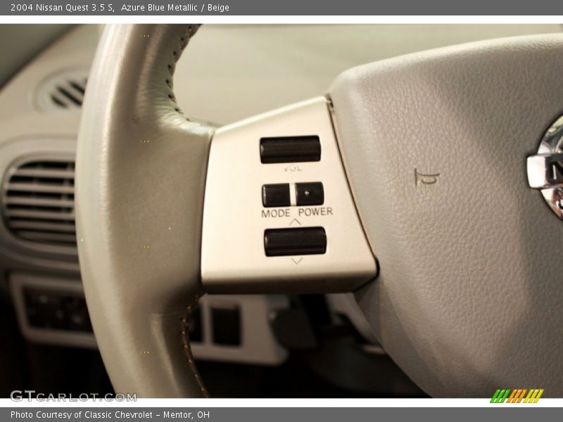 Azure Blue Metallic / Beige 2004 Nissan Quest 3.5 S