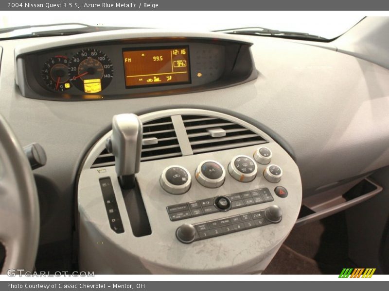 Azure Blue Metallic / Beige 2004 Nissan Quest 3.5 S