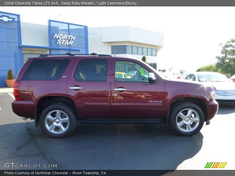 Deep Ruby Metallic / Light Cashmere/Ebony 2008 Chevrolet Tahoe LTZ 4x4