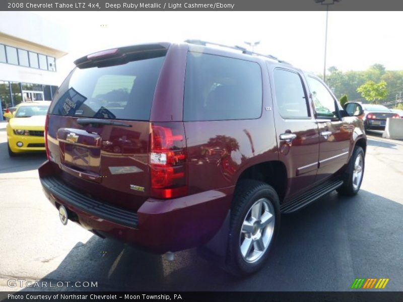 Deep Ruby Metallic / Light Cashmere/Ebony 2008 Chevrolet Tahoe LTZ 4x4