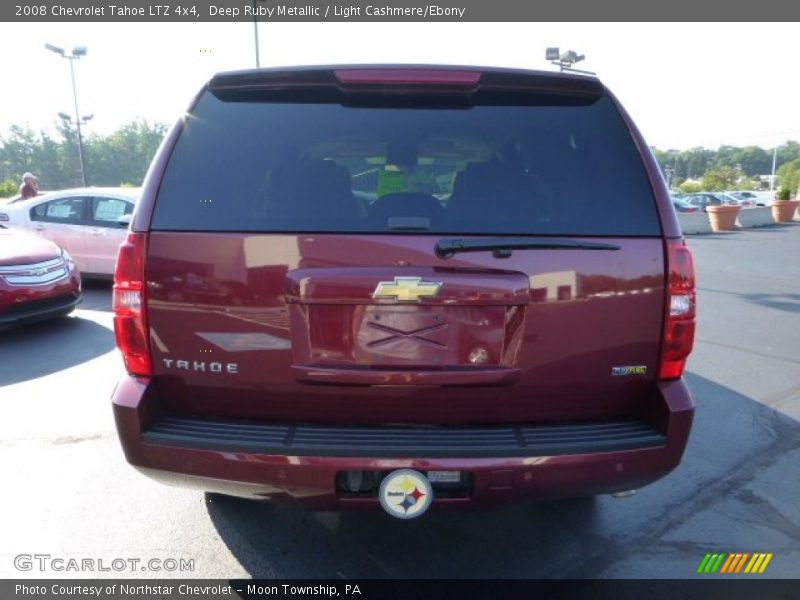 Deep Ruby Metallic / Light Cashmere/Ebony 2008 Chevrolet Tahoe LTZ 4x4