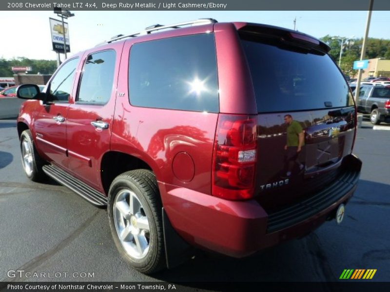 Deep Ruby Metallic / Light Cashmere/Ebony 2008 Chevrolet Tahoe LTZ 4x4