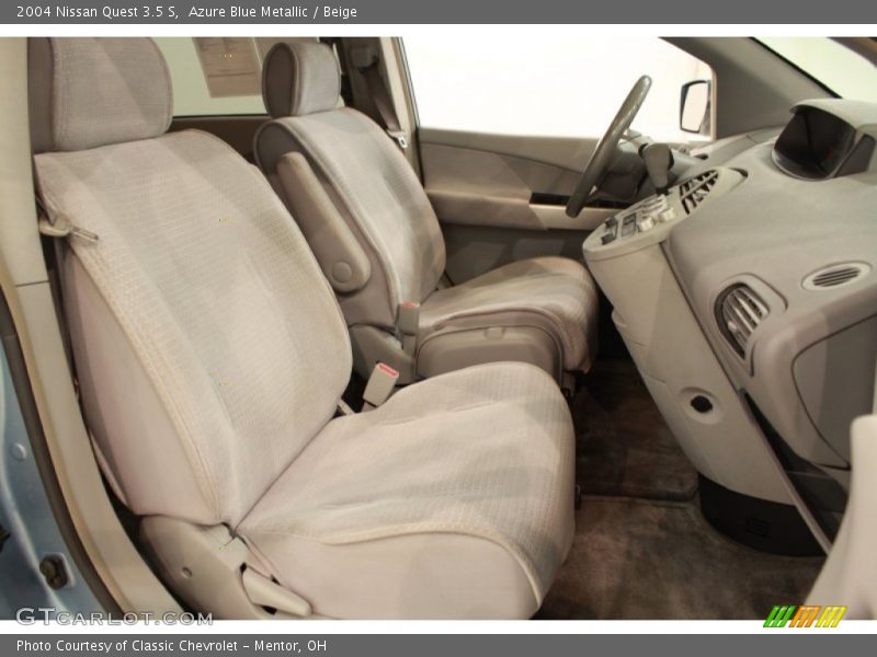 Azure Blue Metallic / Beige 2004 Nissan Quest 3.5 S