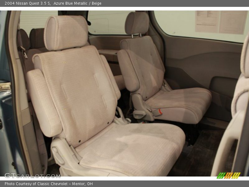 Azure Blue Metallic / Beige 2004 Nissan Quest 3.5 S