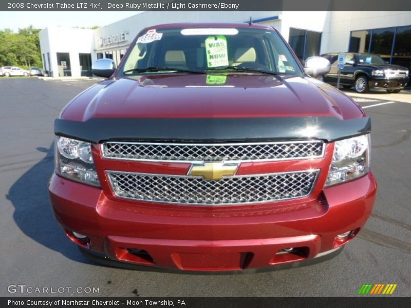 Deep Ruby Metallic / Light Cashmere/Ebony 2008 Chevrolet Tahoe LTZ 4x4