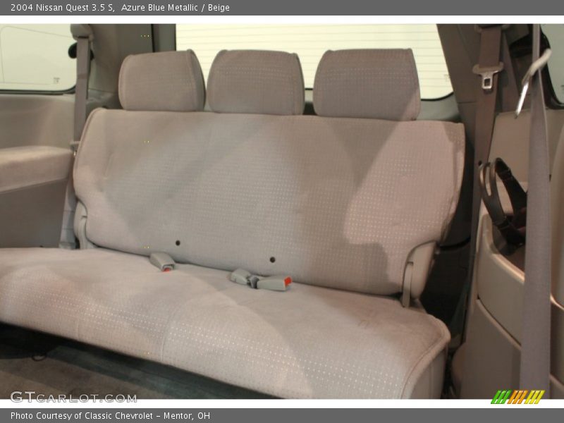 Azure Blue Metallic / Beige 2004 Nissan Quest 3.5 S