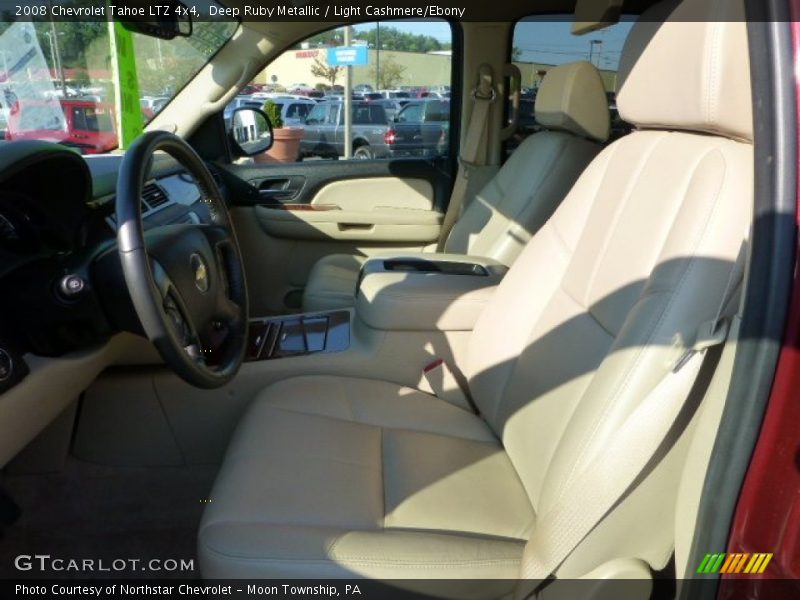 Deep Ruby Metallic / Light Cashmere/Ebony 2008 Chevrolet Tahoe LTZ 4x4