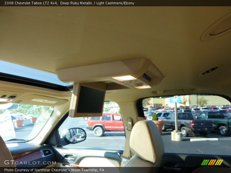 Deep Ruby Metallic / Light Cashmere/Ebony 2008 Chevrolet Tahoe LTZ 4x4