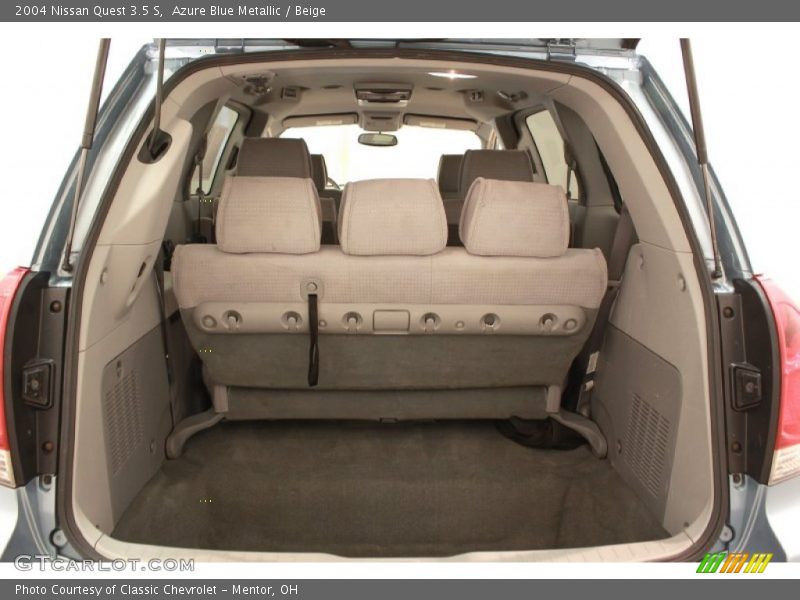Azure Blue Metallic / Beige 2004 Nissan Quest 3.5 S