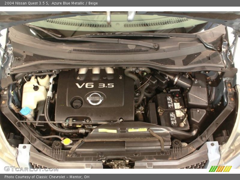 Azure Blue Metallic / Beige 2004 Nissan Quest 3.5 S