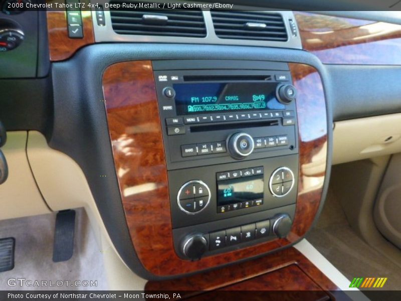 Deep Ruby Metallic / Light Cashmere/Ebony 2008 Chevrolet Tahoe LTZ 4x4