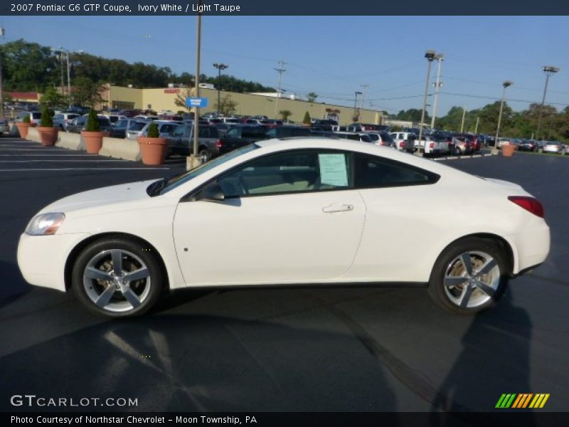 Ivory White / Light Taupe 2007 Pontiac G6 GTP Coupe
