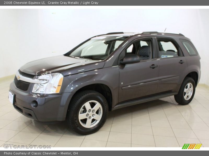Granite Gray Metallic / Light Gray 2008 Chevrolet Equinox LS