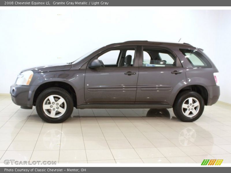 Granite Gray Metallic / Light Gray 2008 Chevrolet Equinox LS