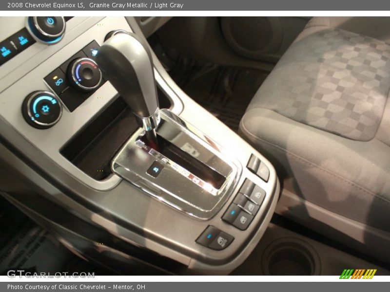 Granite Gray Metallic / Light Gray 2008 Chevrolet Equinox LS