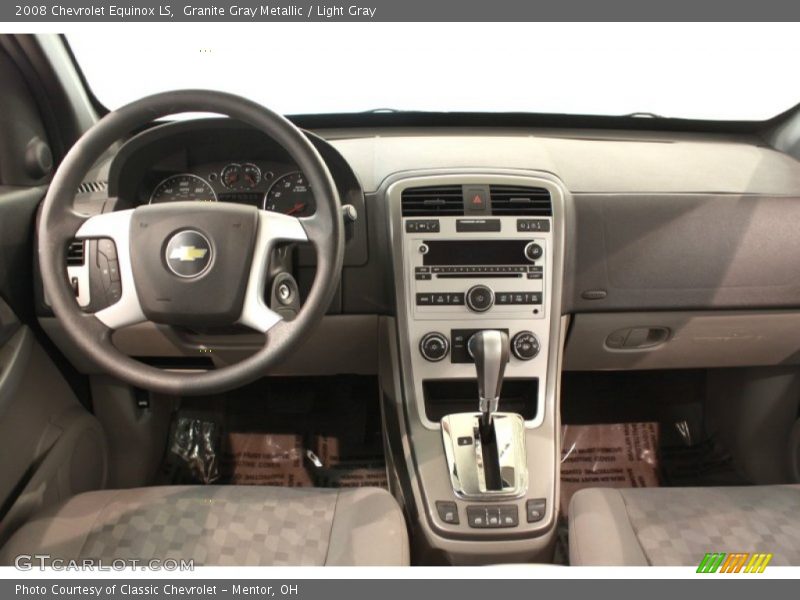 Granite Gray Metallic / Light Gray 2008 Chevrolet Equinox LS