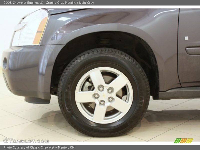 Granite Gray Metallic / Light Gray 2008 Chevrolet Equinox LS