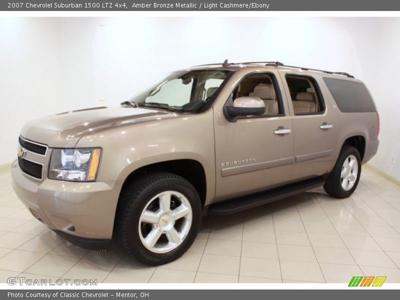 Amber Bronze Metallic / Light Cashmere/Ebony 2007 Chevrolet Suburban 1500 LTZ 4x4
