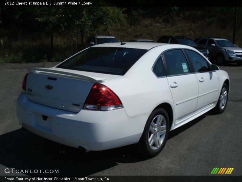 Summit White / Ebony 2012 Chevrolet Impala LT