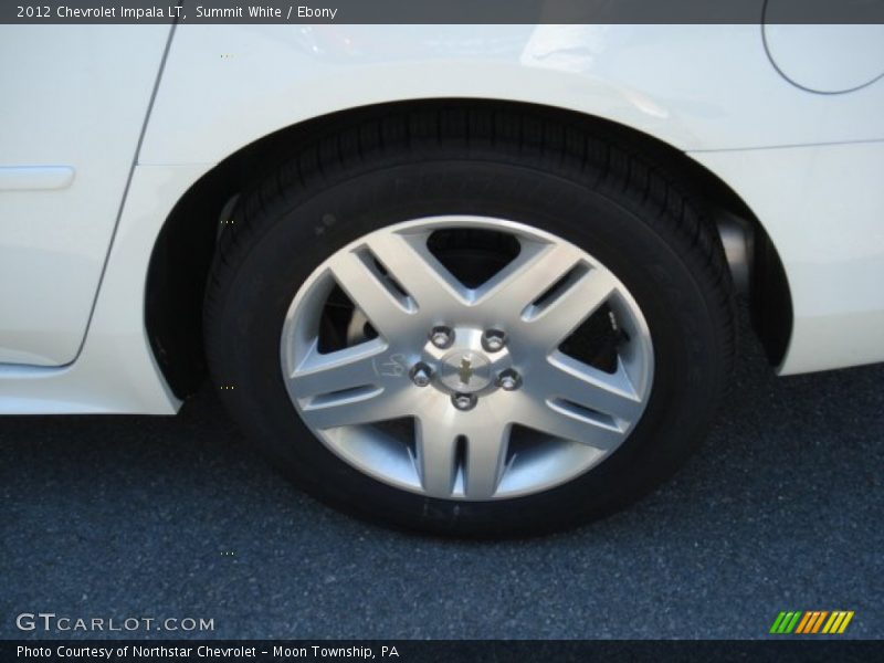 Summit White / Ebony 2012 Chevrolet Impala LT