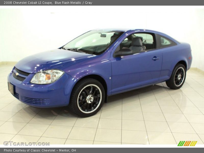 Blue Flash Metallic / Gray 2008 Chevrolet Cobalt LS Coupe