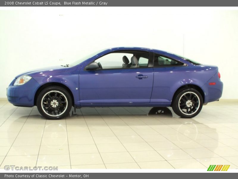 Blue Flash Metallic / Gray 2008 Chevrolet Cobalt LS Coupe