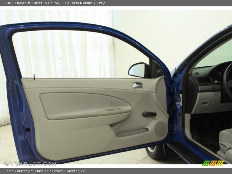 Blue Flash Metallic / Gray 2008 Chevrolet Cobalt LS Coupe