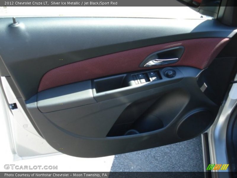 Silver Ice Metallic / Jet Black/Sport Red 2012 Chevrolet Cruze LT