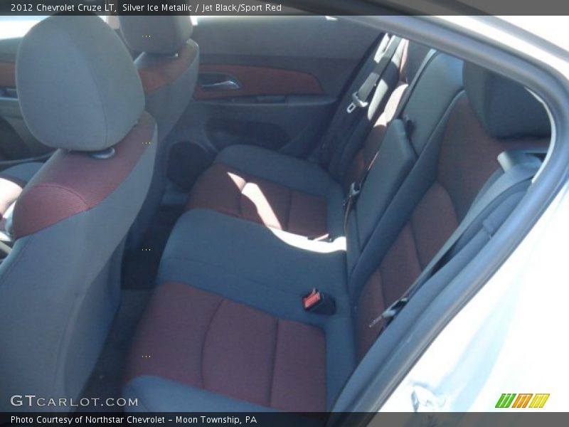 Silver Ice Metallic / Jet Black/Sport Red 2012 Chevrolet Cruze LT