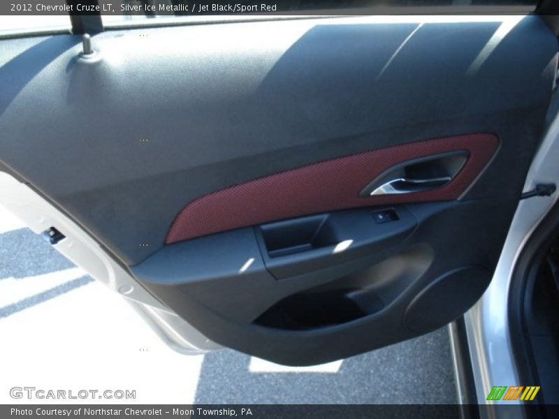 Silver Ice Metallic / Jet Black/Sport Red 2012 Chevrolet Cruze LT