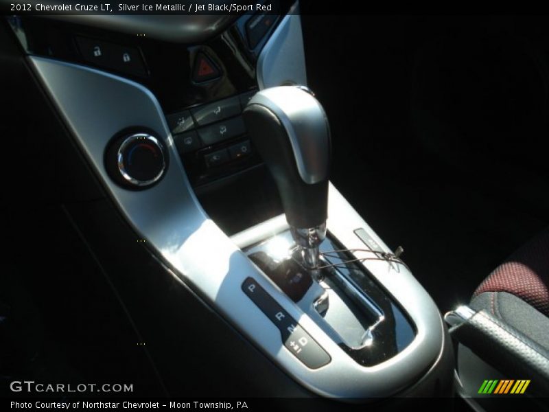 Silver Ice Metallic / Jet Black/Sport Red 2012 Chevrolet Cruze LT