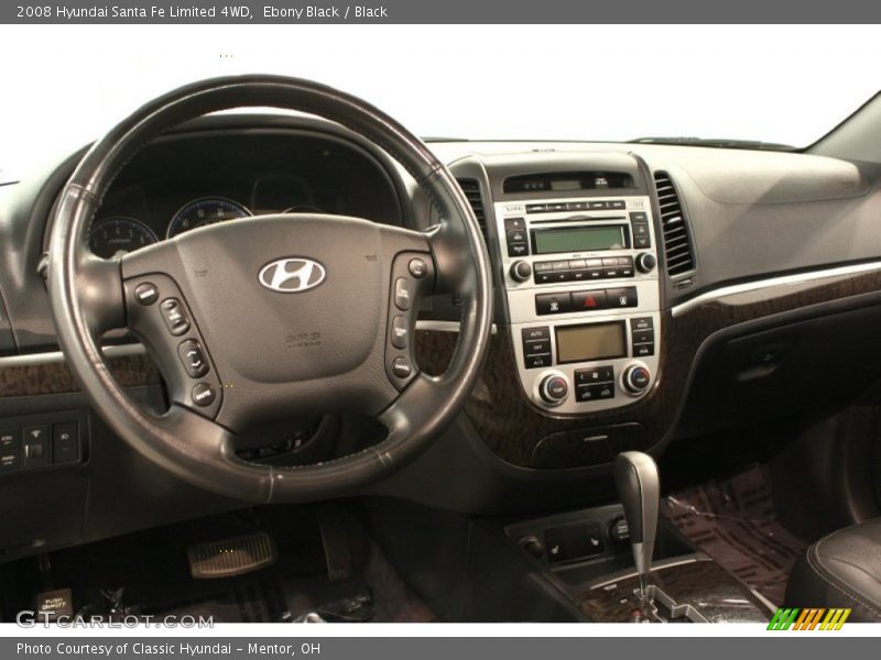 Dashboard of 2008 Santa Fe Limited 4WD