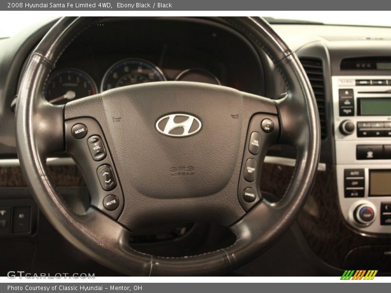  2008 Santa Fe Limited 4WD Steering Wheel