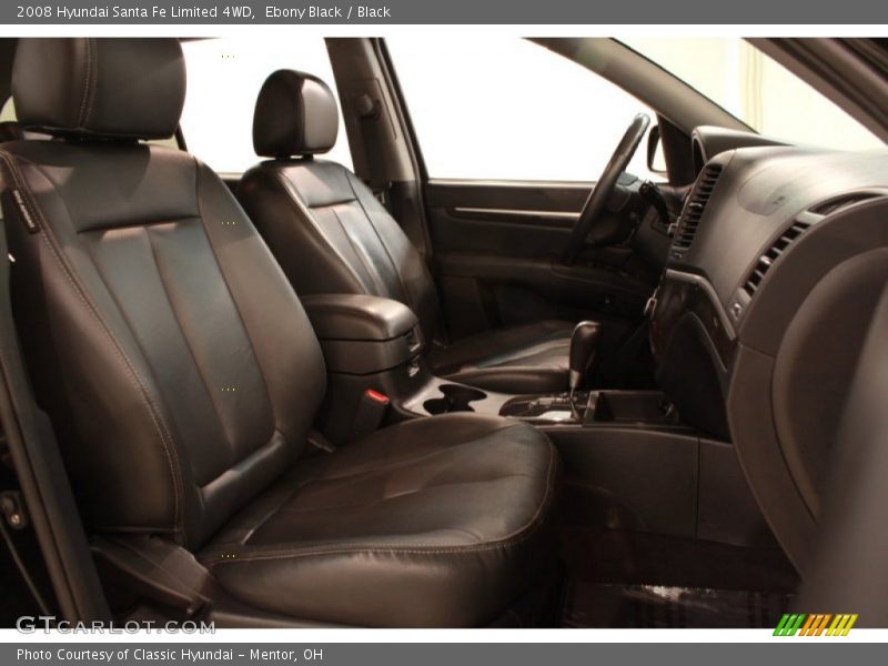Front Seat of 2008 Santa Fe Limited 4WD
