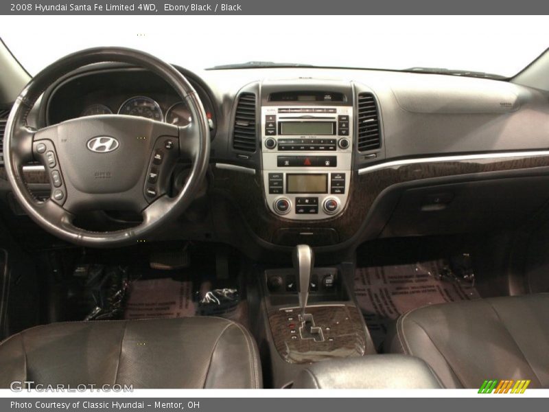 Ebony Black / Black 2008 Hyundai Santa Fe Limited 4WD
