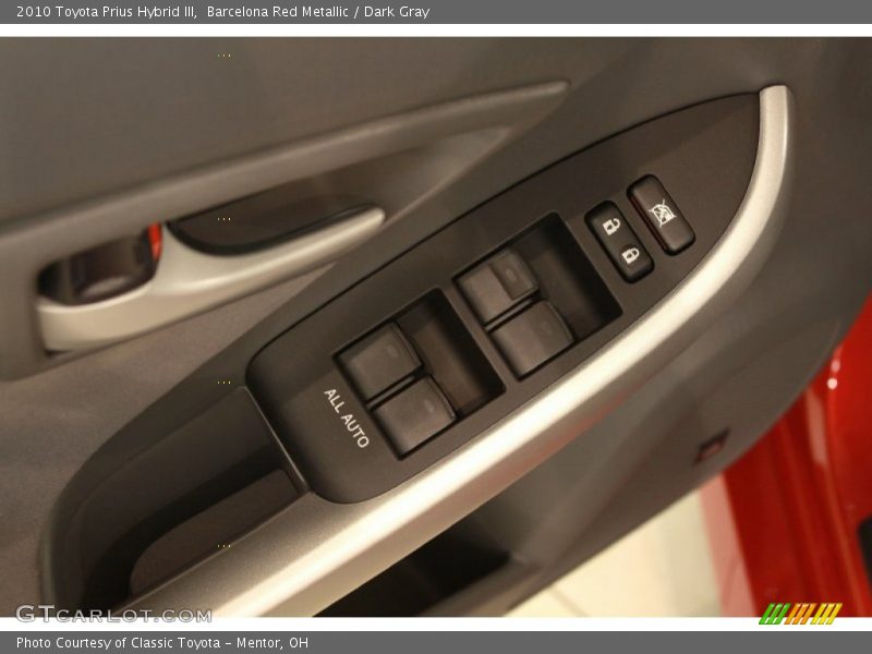 Barcelona Red Metallic / Dark Gray 2010 Toyota Prius Hybrid III