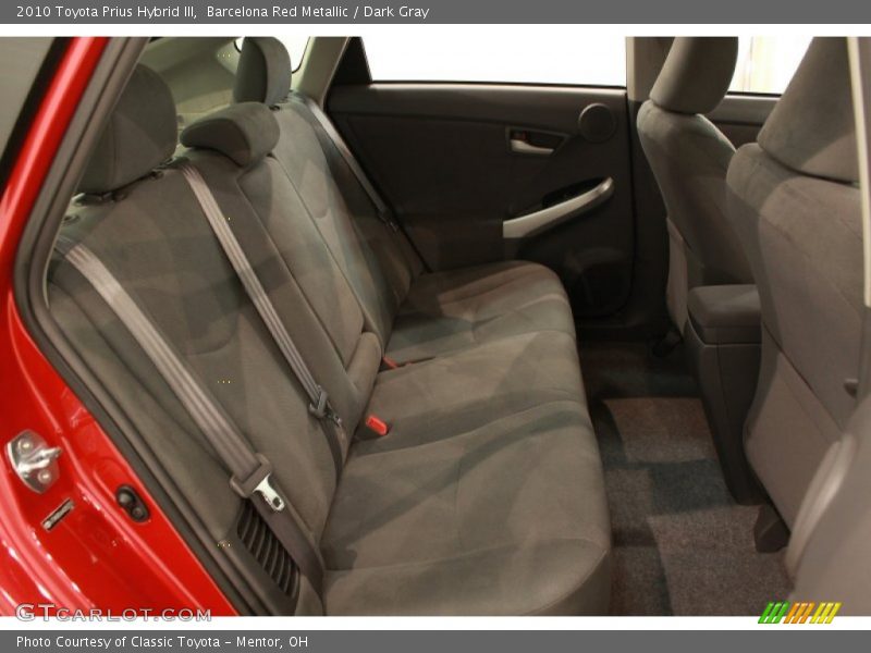 Barcelona Red Metallic / Dark Gray 2010 Toyota Prius Hybrid III